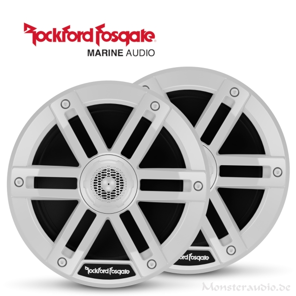 Rockford Fosgate M0-65 16,5cm Decken-Lautsprecher Marine Boxen Boot Bad M065 weiß 250 Watt